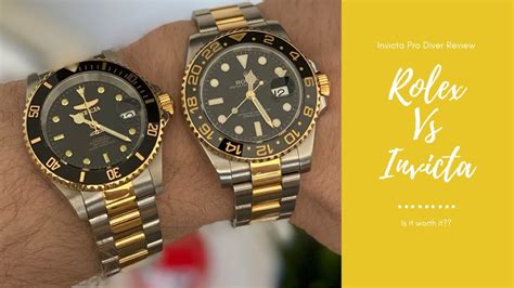 invicta pro diver vs rolex|invicta 9937ob vs rolex.